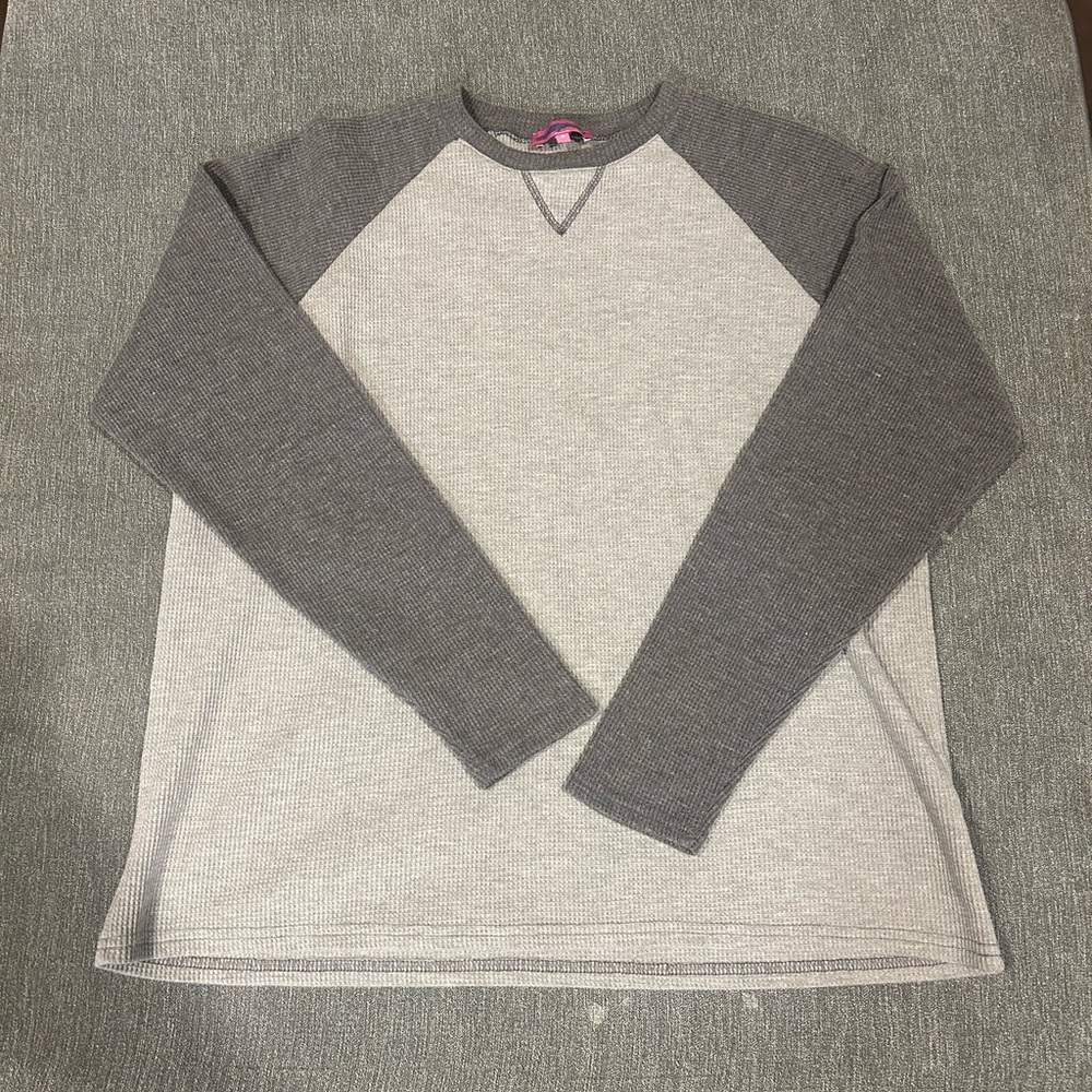 edikted me time oversize raglan waffle‎ shirt us size medium
